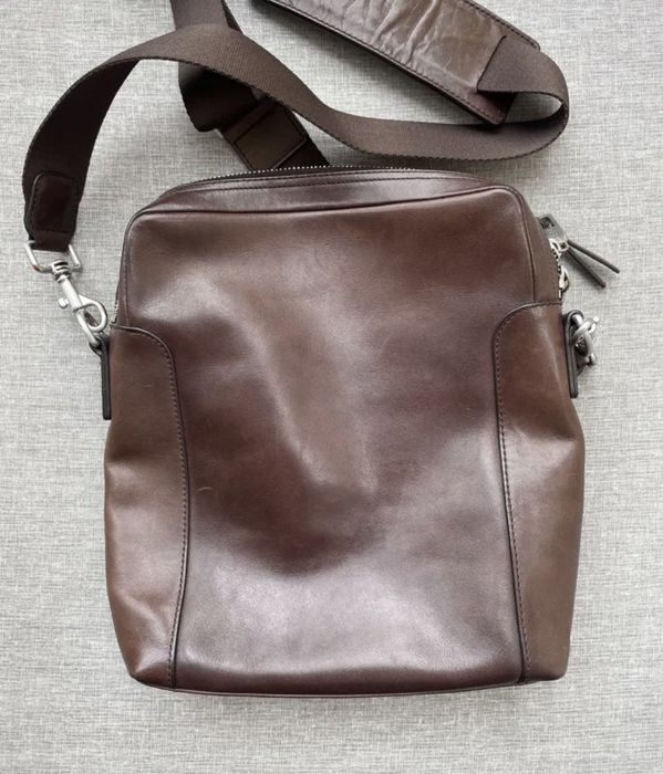 Сумка чоловіча шкіряна через плече dutti kors calvin