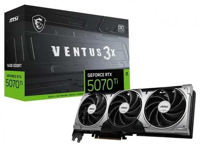 Відеокарта MSI RTX 5070 Ti VENTUS 3X OC 16GB