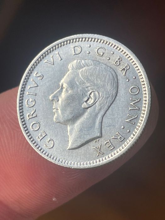 Moeda em prata 1943 Inglaterra