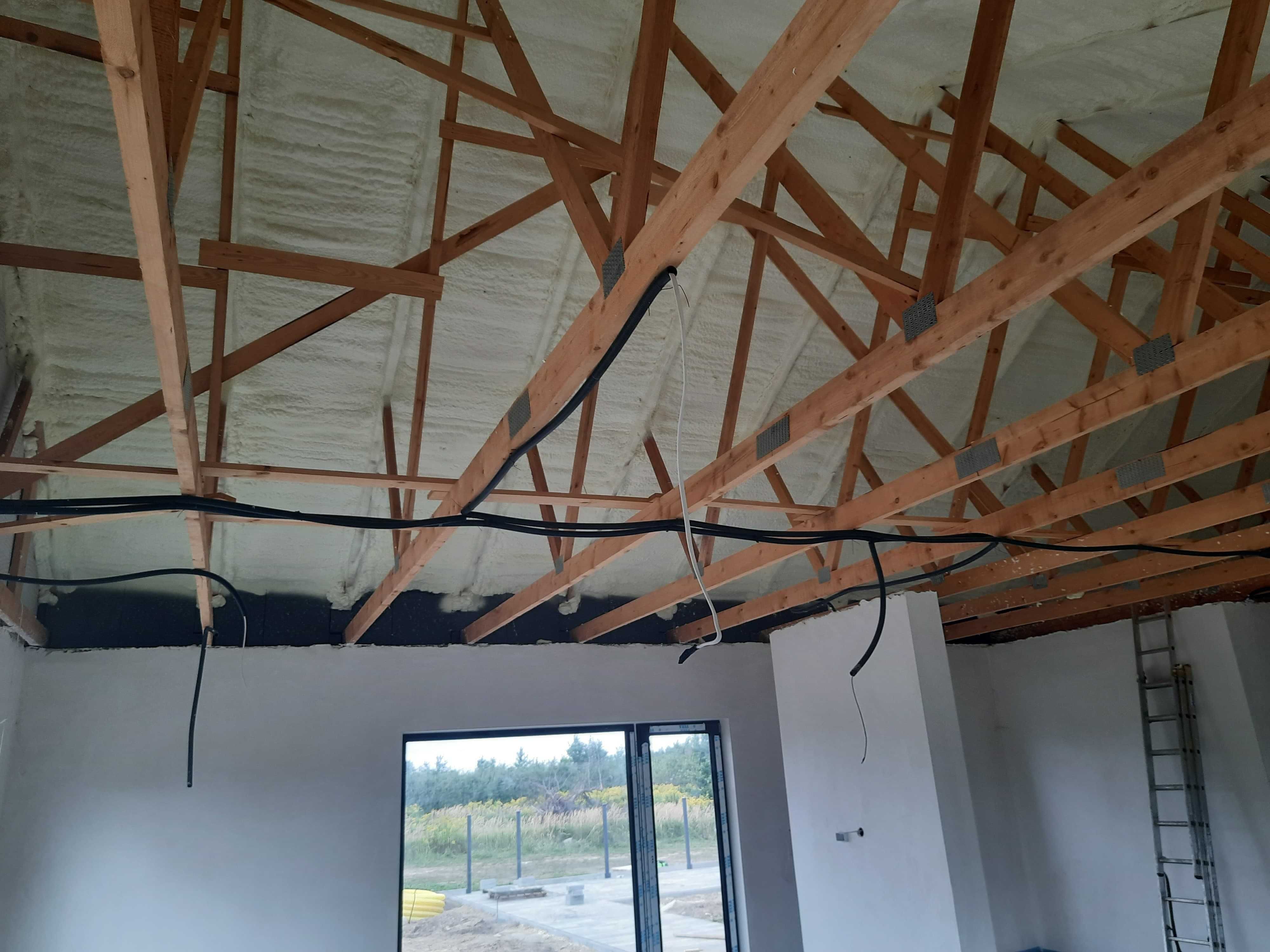Ocieplenie pianą PUR dachu, piana PUR WIESZAKI GRATIS, JUŻ OD 65 ZL/M2