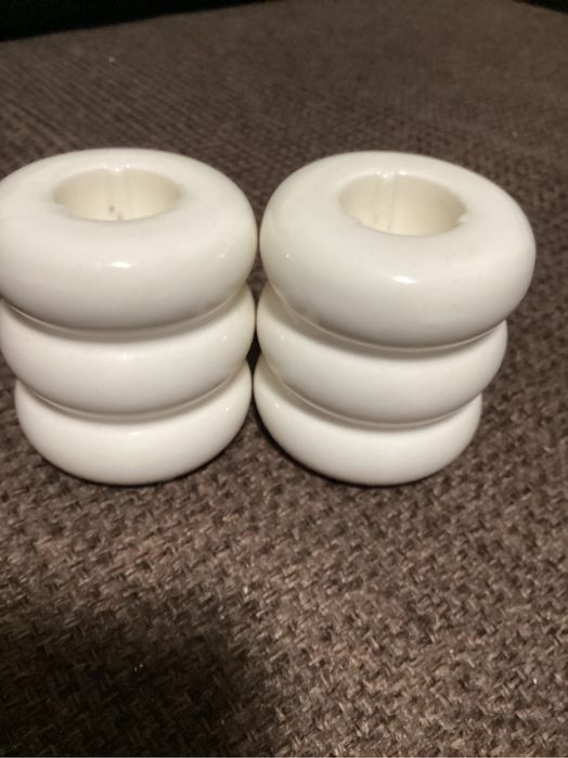 Świeczniki ceramiczne 2 sztuki