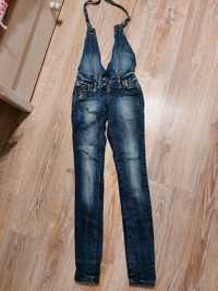 Комбінезон джинсовий 42 розмір ідеальний стан