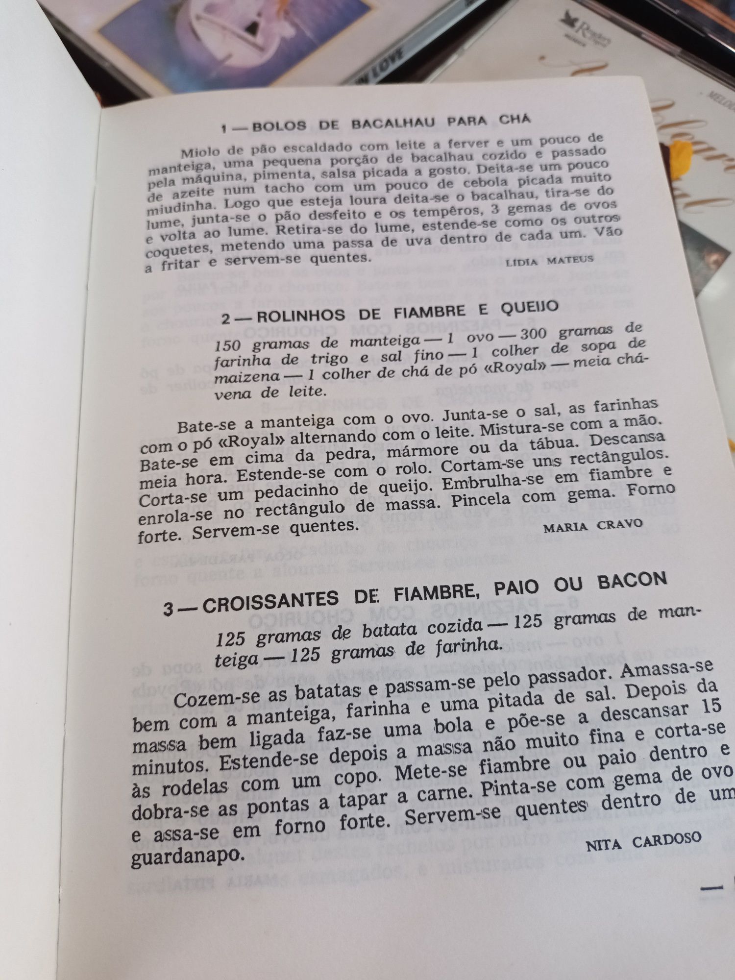 Indisponível antigo de receitas " Coisas Boas"