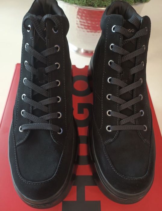 HUGO мужские ботинки, замша, оригинал.