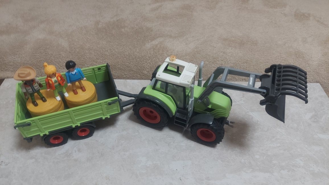 Playmobil  трактор и прицеп