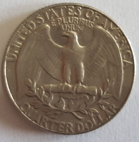 Moeda 1/4 dollar 1974