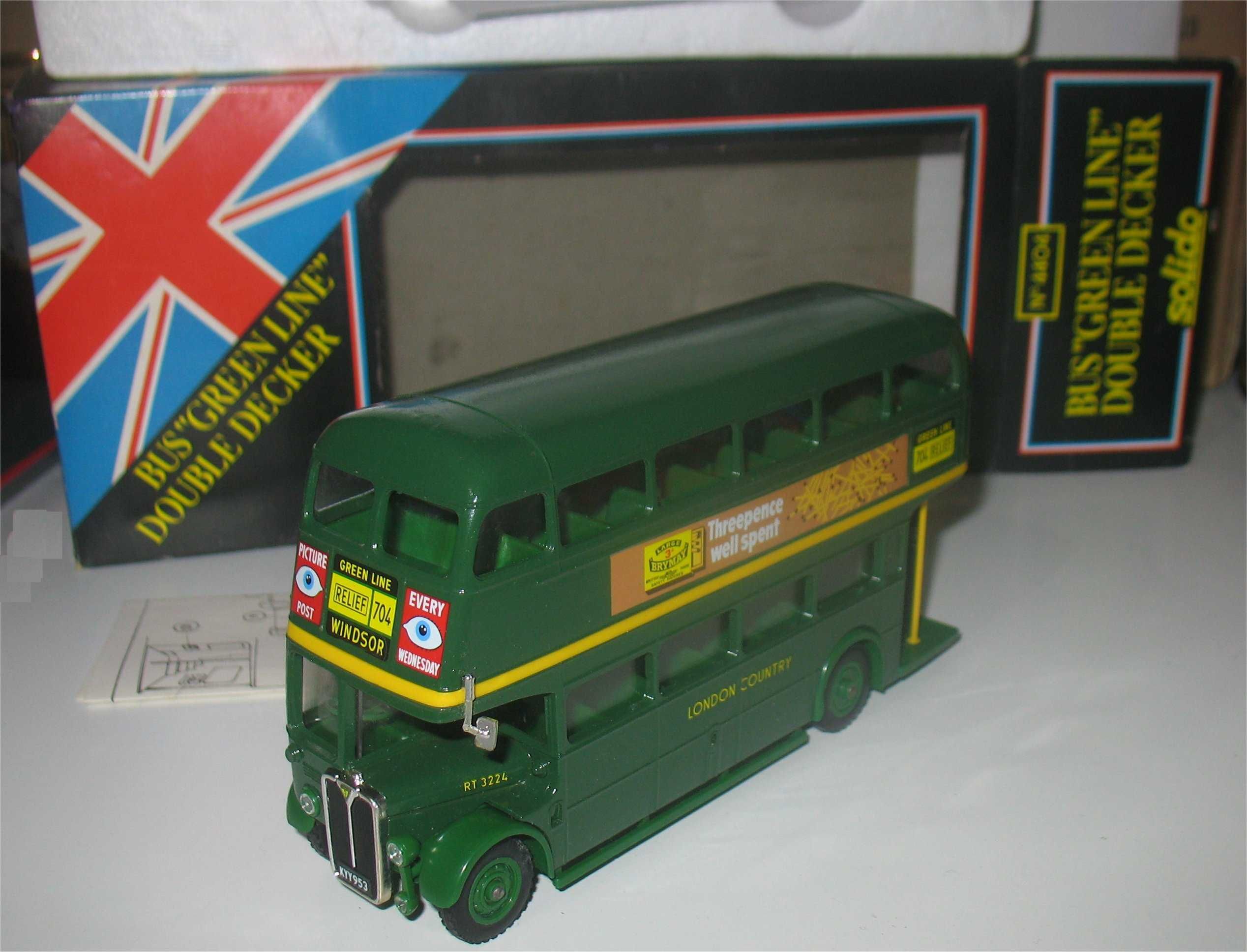 Solido - Autocarro Green Line Double Decker