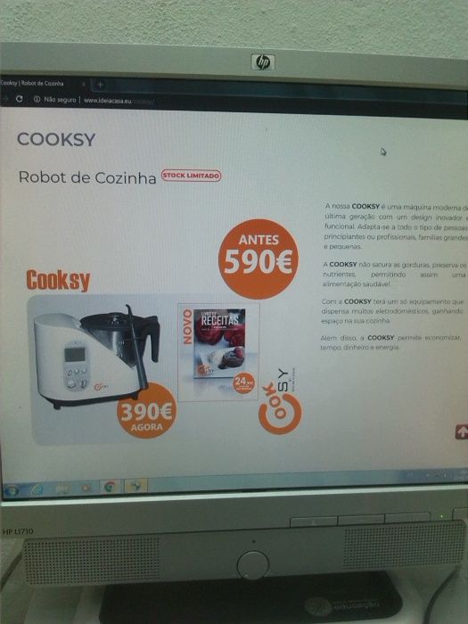 Robot cozinha Cooksy, novo.