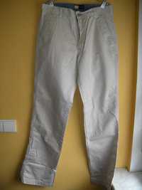 Big Star spodnie bawełniane, L32, W29 kremowe
