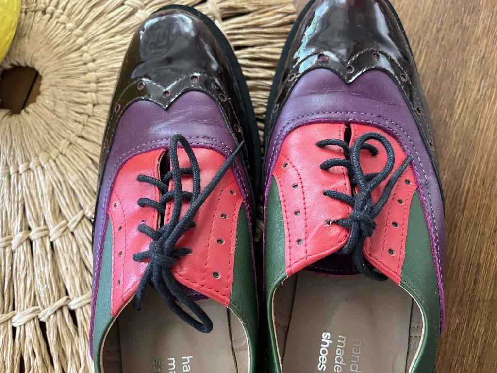 Ręcznie robione buty skórzane HoHo rozm 38