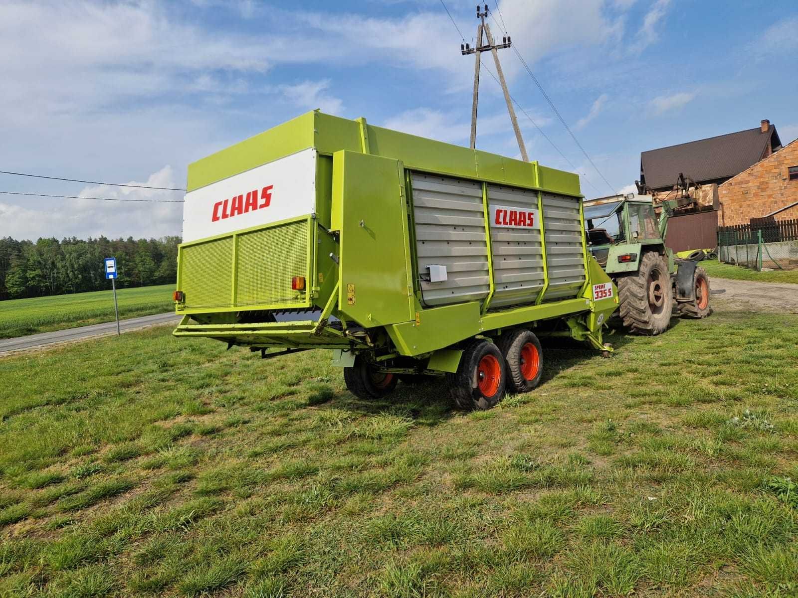 przyczepa samozbierająca claas sprint 335