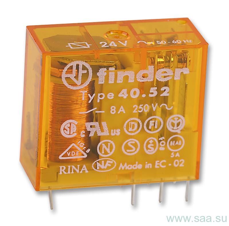 Реле электромеханическое Finder 40.52.8.024.0000
