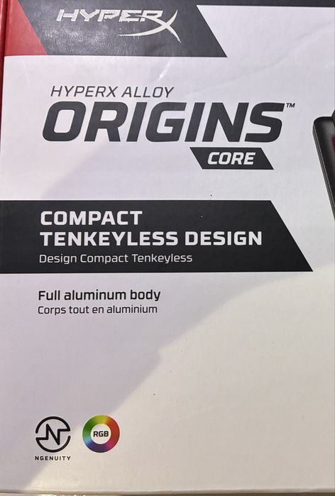 Teclado Mecânico HyperX Alloy Origins Core RGB (Switch Red)