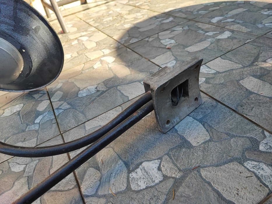 Przedwojenny kinkiet,lampa przed dom,art deco