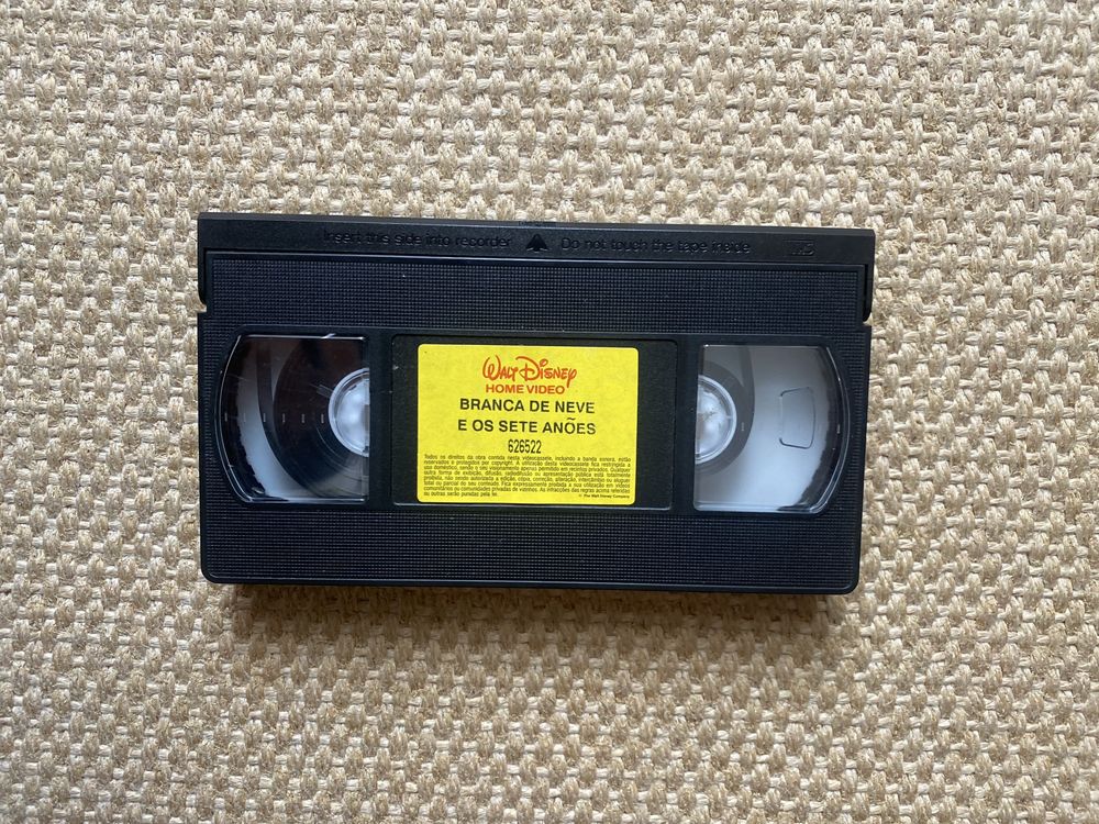 Cassete da Branca de Neve e os sete anões,VHS