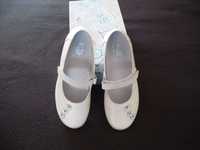 Sapatos brancos comunhão n. 34
