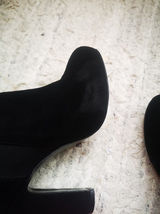 Lavorazione artigiana Italy botki z ukrytą platformą 36