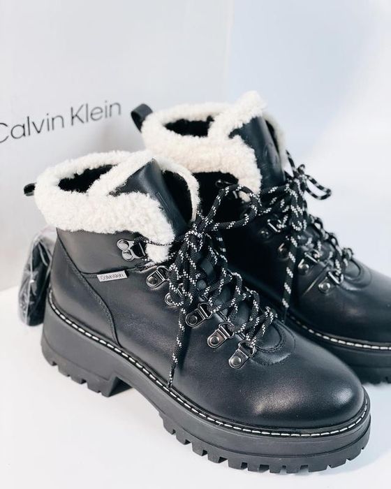 Ботинки Calvin Klein шкіра, черевики Calvin оригінал