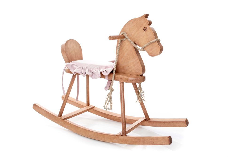 Konik Drewniany na Biegunach Zabawka, Zdjęcia, Prezent