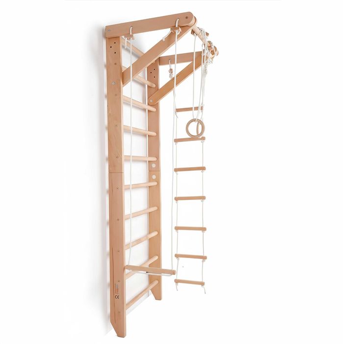 Drabinka gimnastyczna do ćwiczeń i rehabilitacji z regulacją drążka