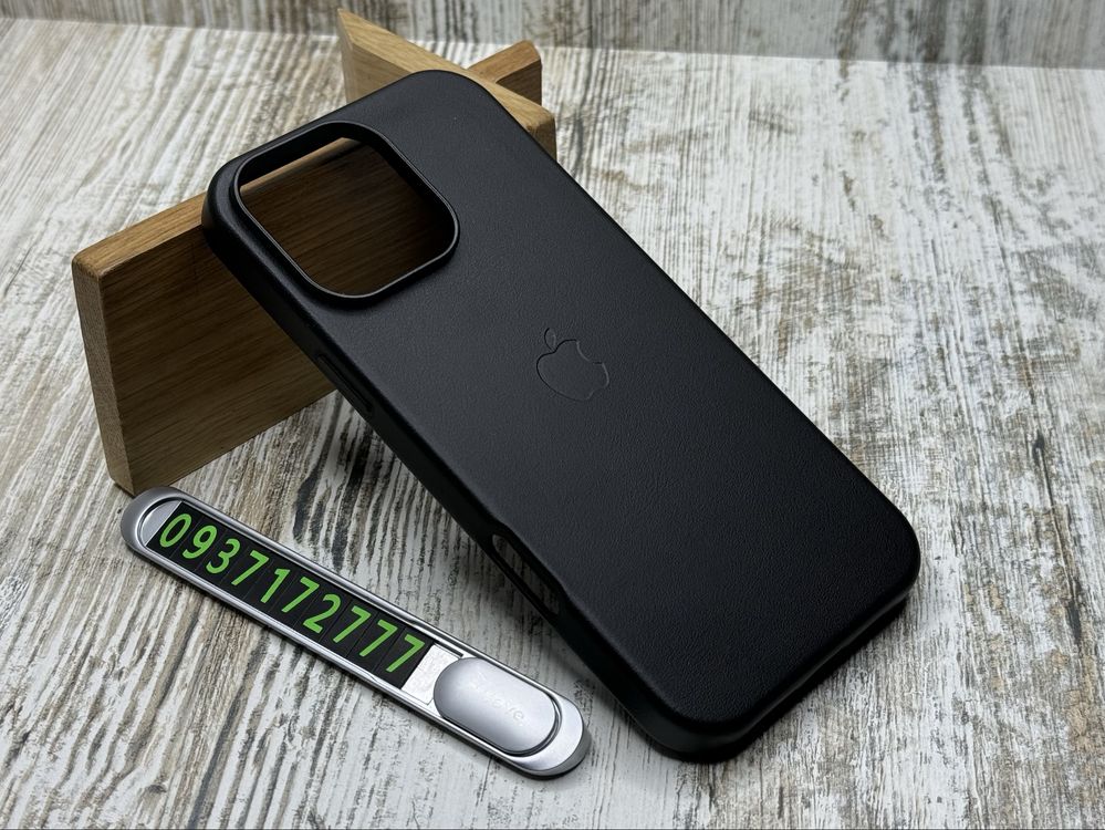 Чехол кожа Leather Case на iPhone 16 Pro Max/ 16 Pro/ 16