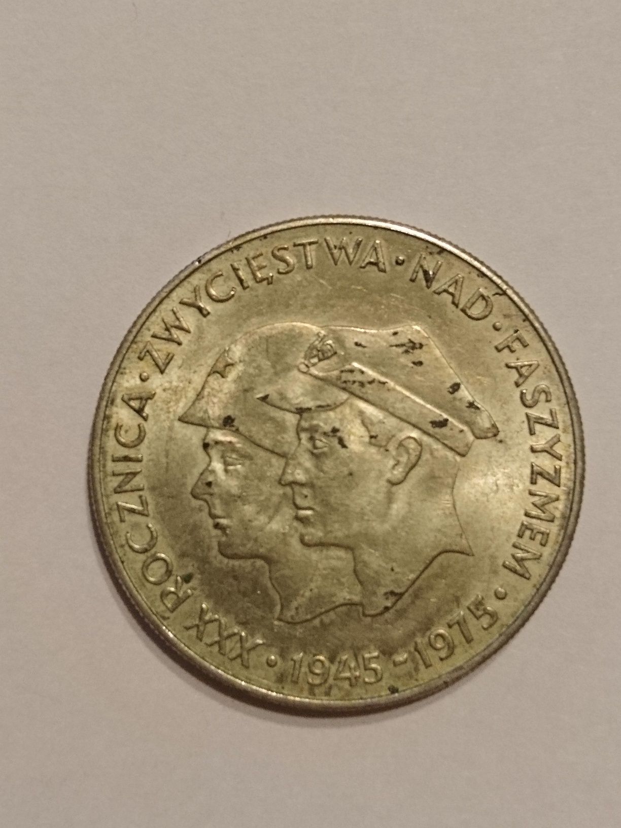 Moneta 200 zł Srebrna Zwycięstwo nad faszyzmem 1975