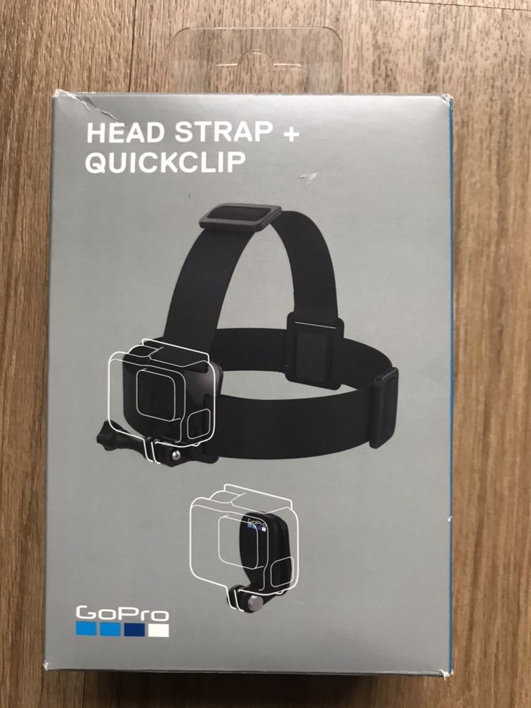 GoPro Correia para cabeça + QuickClip NOVA