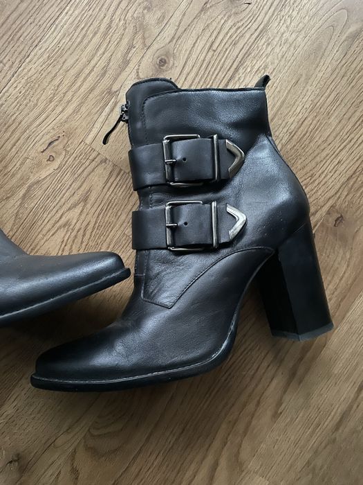 Botki Gino Rossi roz 37 skóra