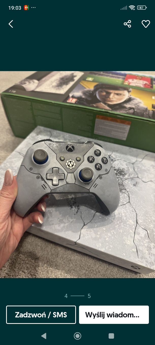 Xbox one X wersja limitowana Gears of War 5