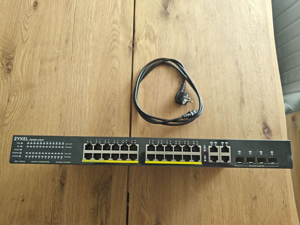 Switch Zyxel GS1920-24HPv2 POE Gerenciável