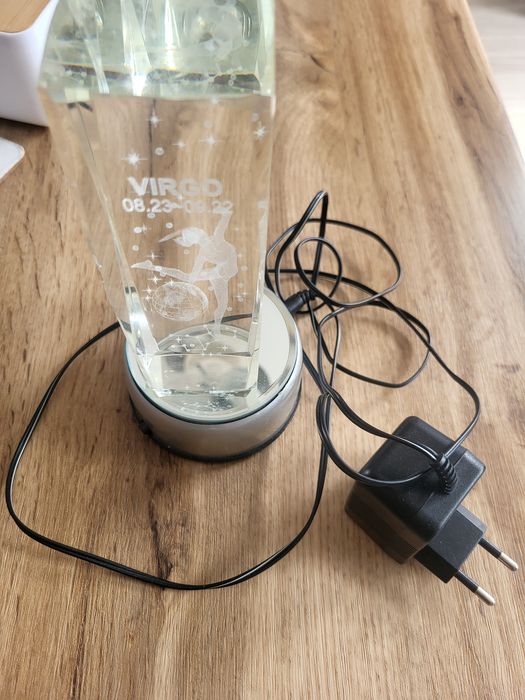 Lampka świecącą dla osoby spod znaku panny