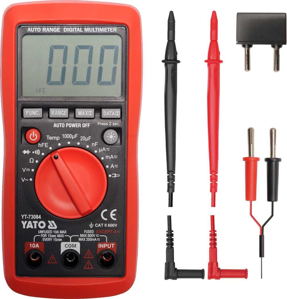 Miernik YATO YT-73084 z Automatycznym zakresem Multimetr