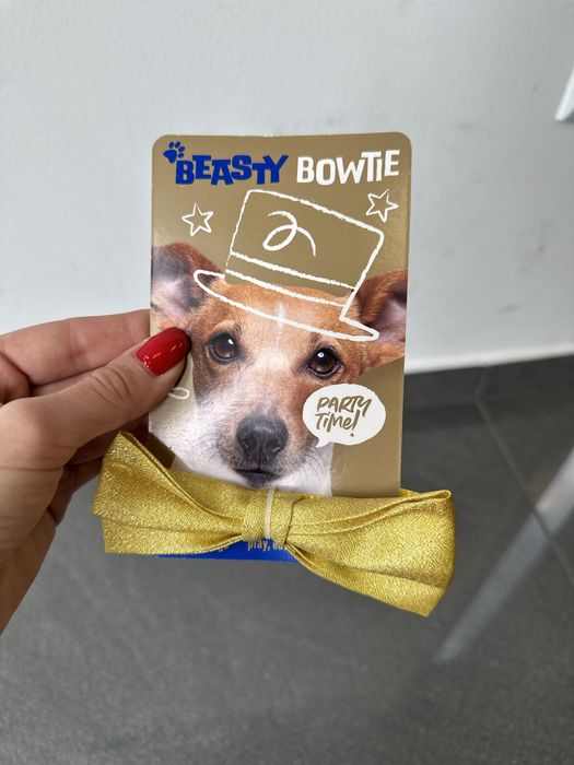 Zestaw 4 kokardek/muszek dla psa - różne kolory