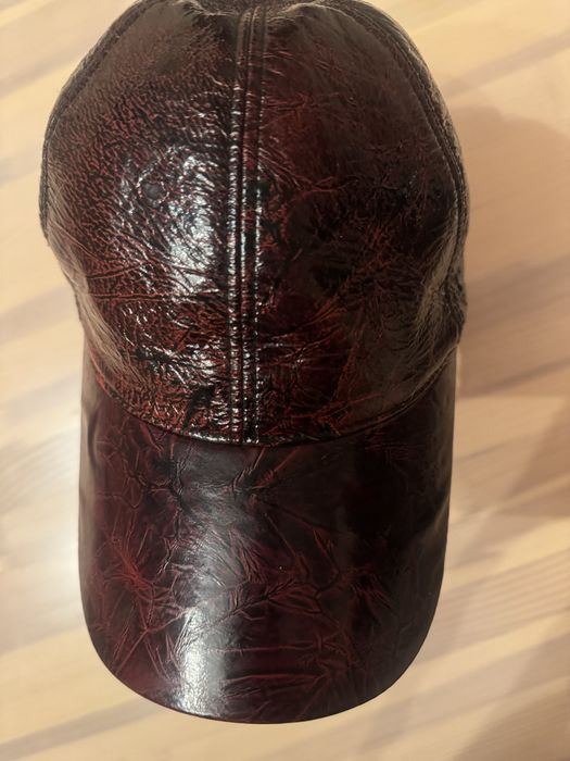 Бейсболка-преміум із тканини еко-кожа(пітон)