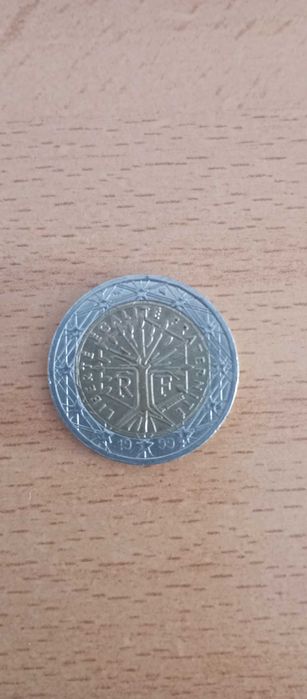 Moeda 2 euros França 1999
