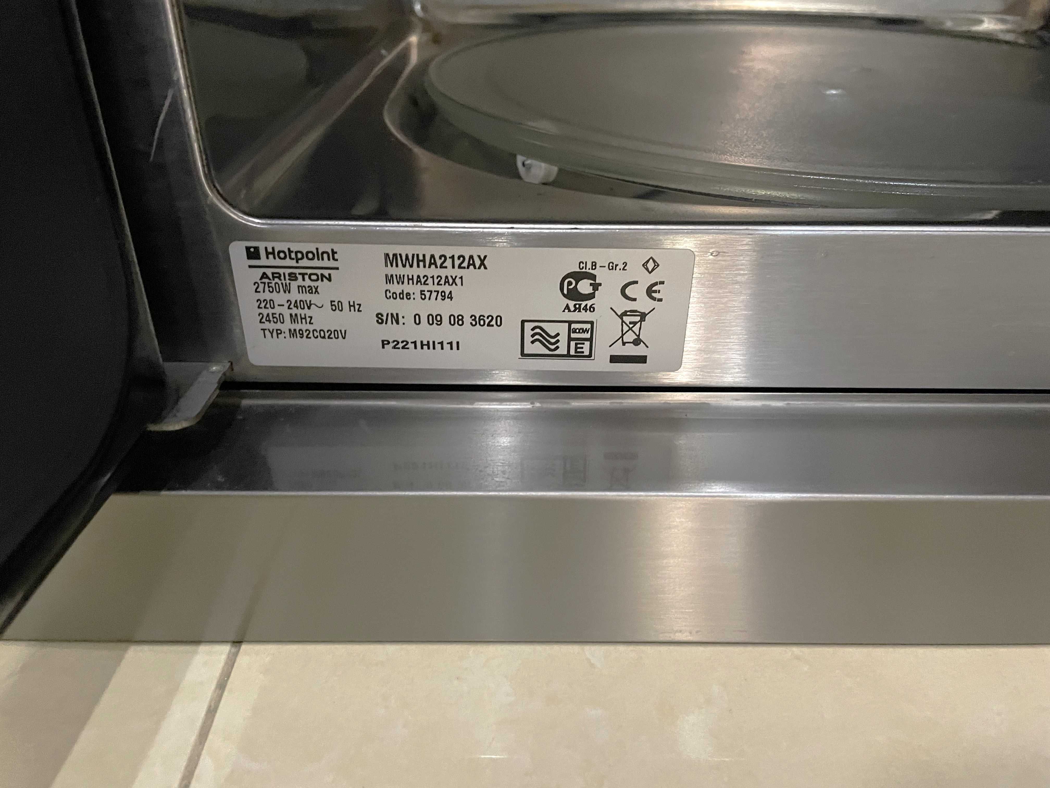 Microondas Hotpoint/Ariston para peças