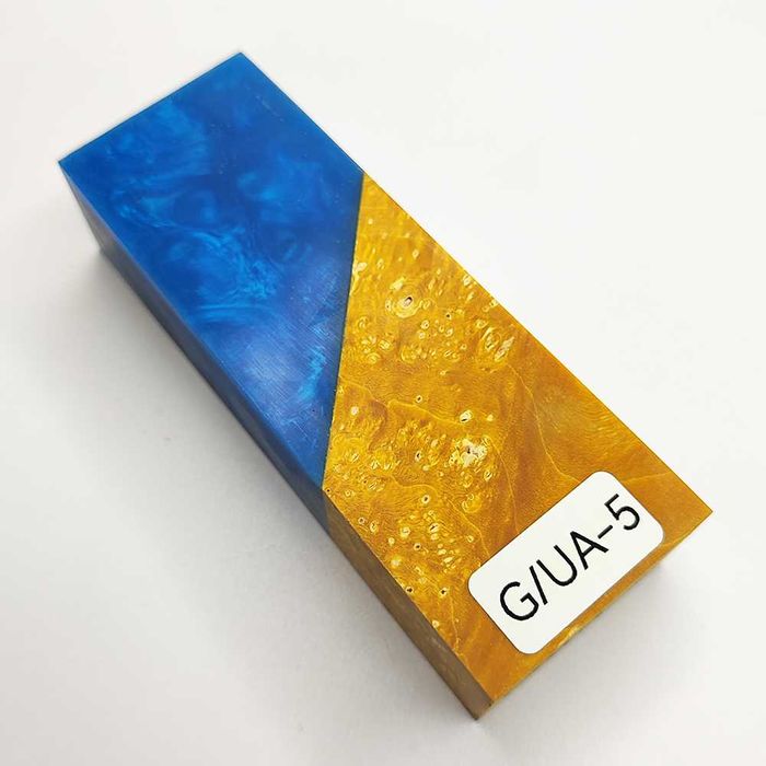 Бруски гибриды для рукоятей ножей и шампуров. Кап клена + смола.