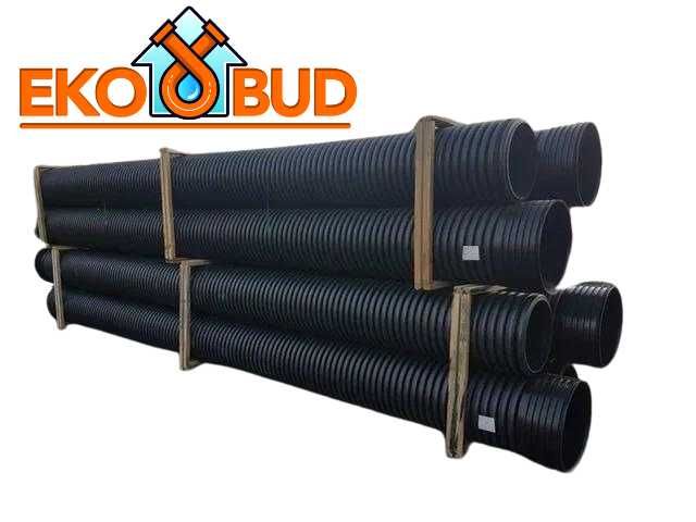 Rura fi 600 karbowana przepusty rury przepustowe SN8 -fi300,400 i inne