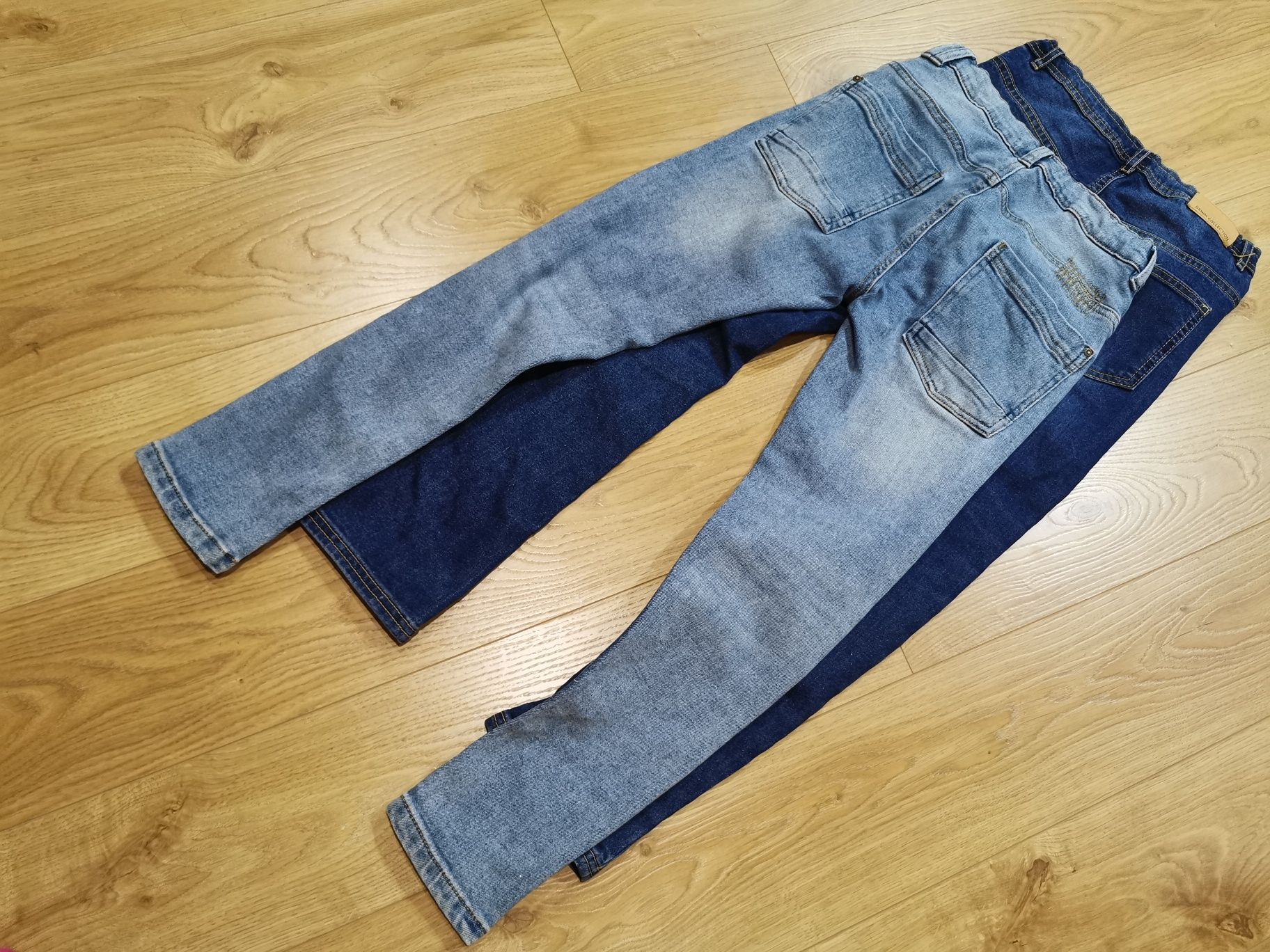 Fajne jeansy na 152 cm / Reserved - krój wąski skinny - elastyczne