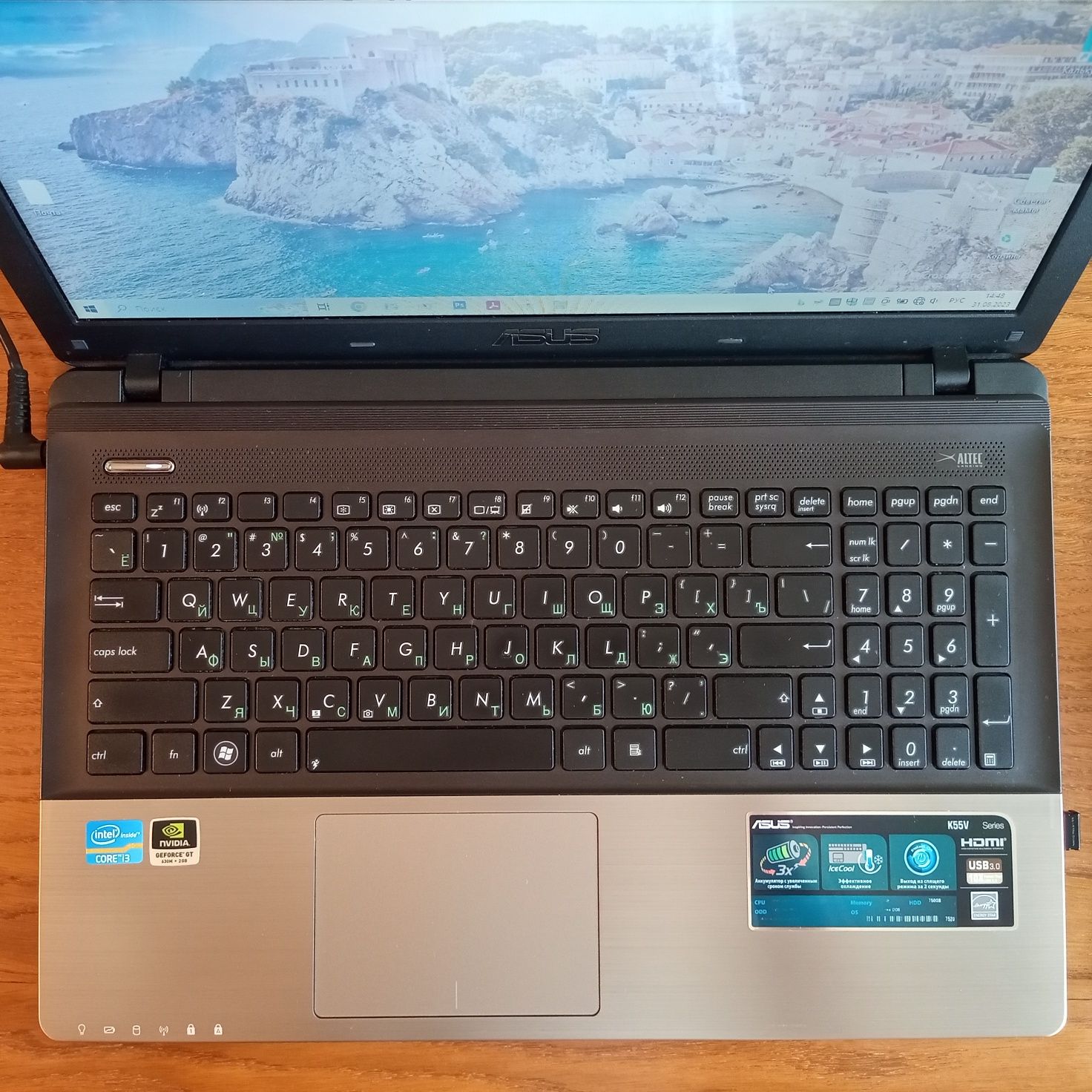 Продам ноутбук Asus K55V