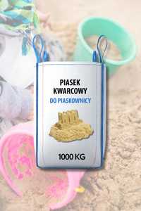 PIASEK do piaskownicy z atestem HIGIENICZNYM PZH - możliwa dostawa