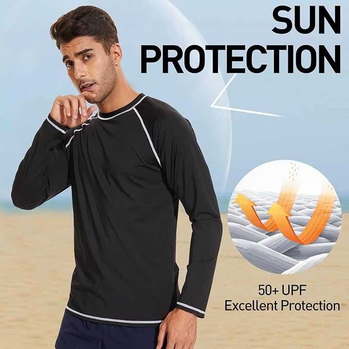 Arcweg Męska koszulka Rashguard z długim rękawem 2xXL