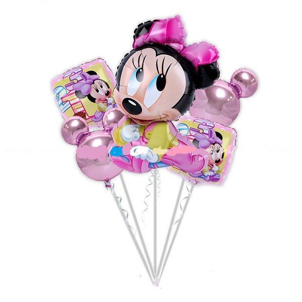 Decoração Festa - Conjunto Balões Mickey e Minnie e para bébé