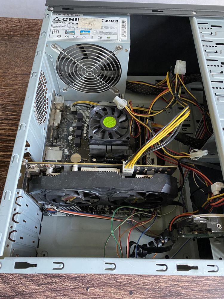 Шустрый Игровой Настольный ПК/Озу-16гб/GTX-1050/Ryzen-5/ssd120