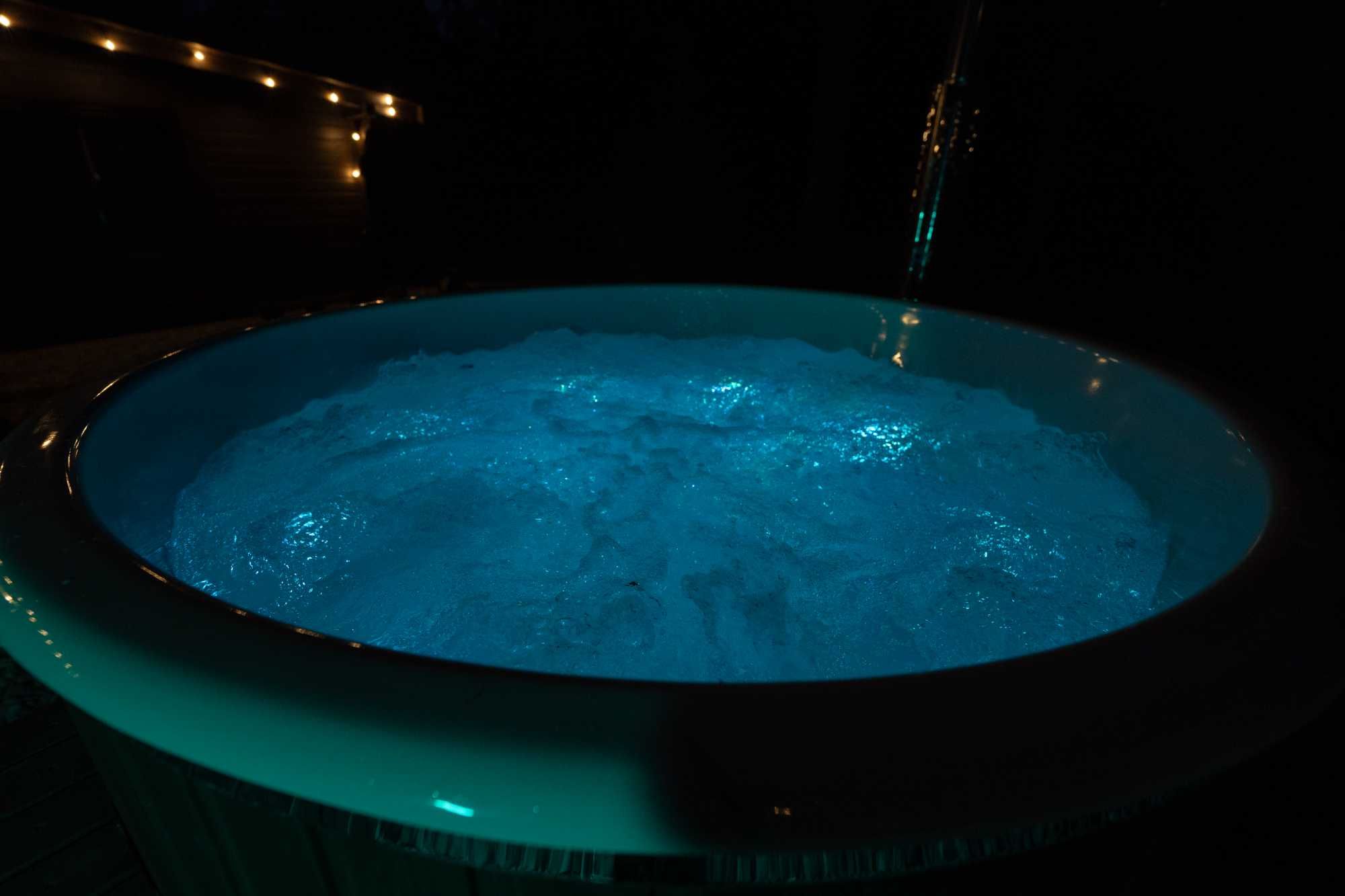 Domek z jacuzzi całoroczny
