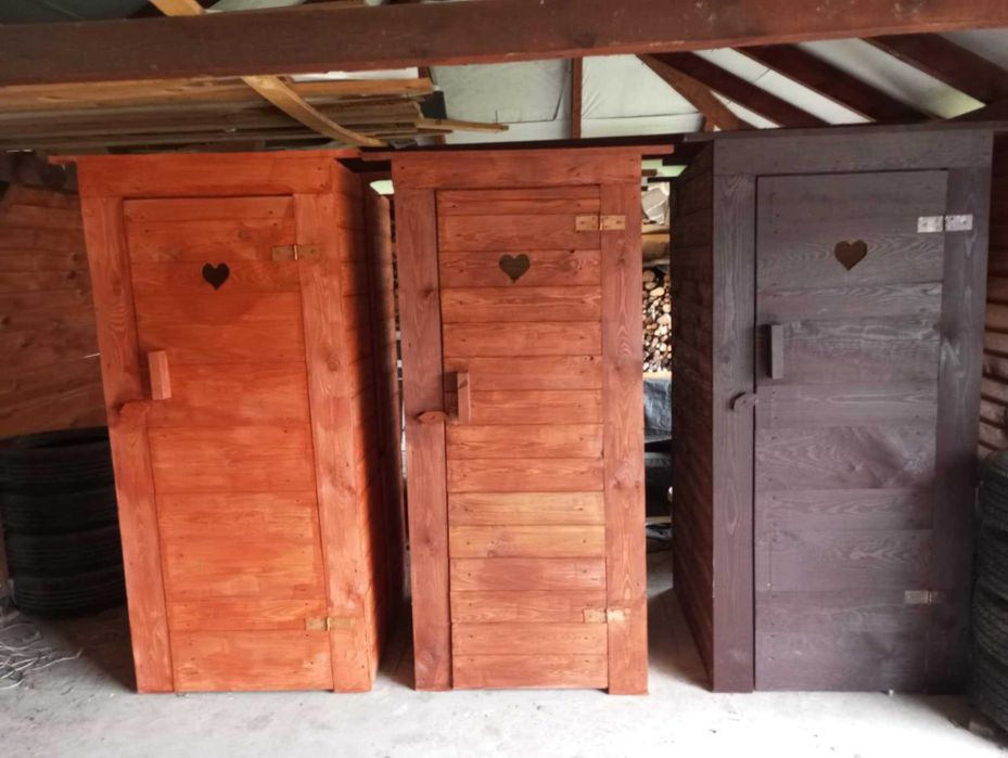 Drewniana latryna\toaleta