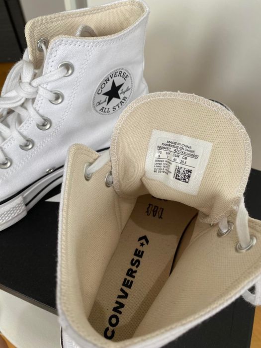 Converse Lift platform white r.40 nowe