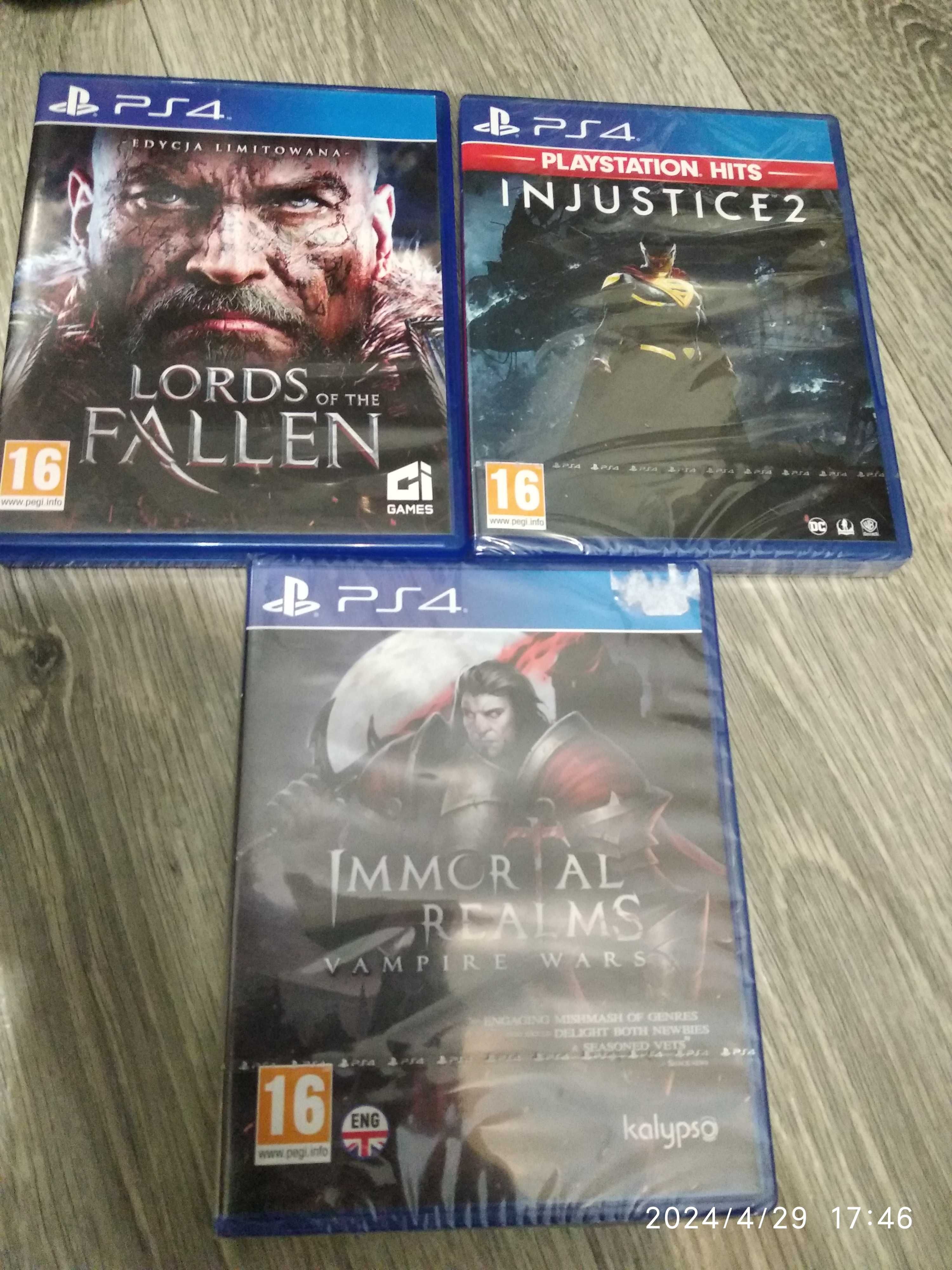 Injustice 2   Lords of the fallen   Immortal realms vampire wars