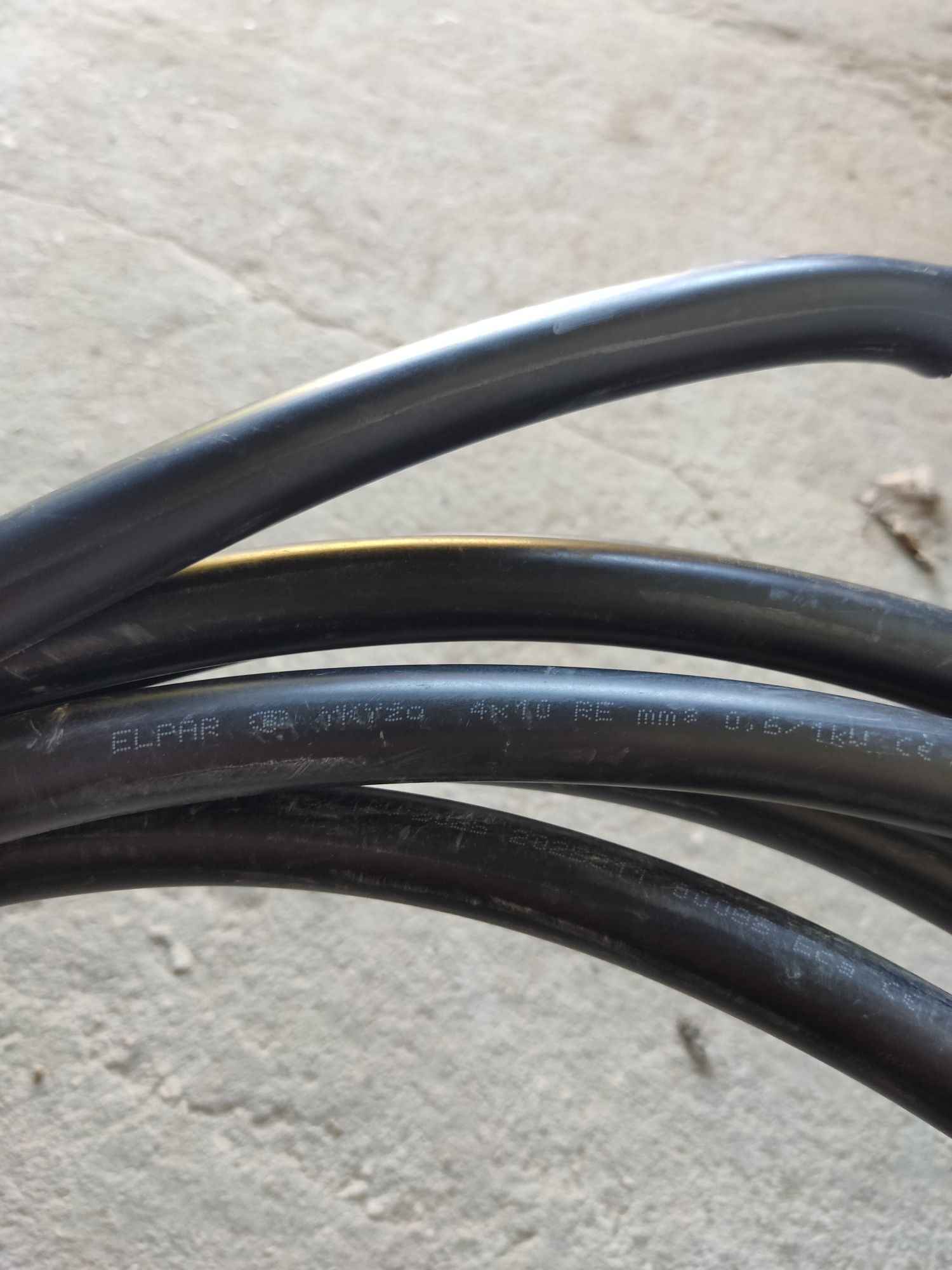 Kabel ziemny 4x 10 miedziany ykyżo elpar 8m