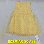 Sukieneczka dziewczęca wizytowa rozmiar  80/86